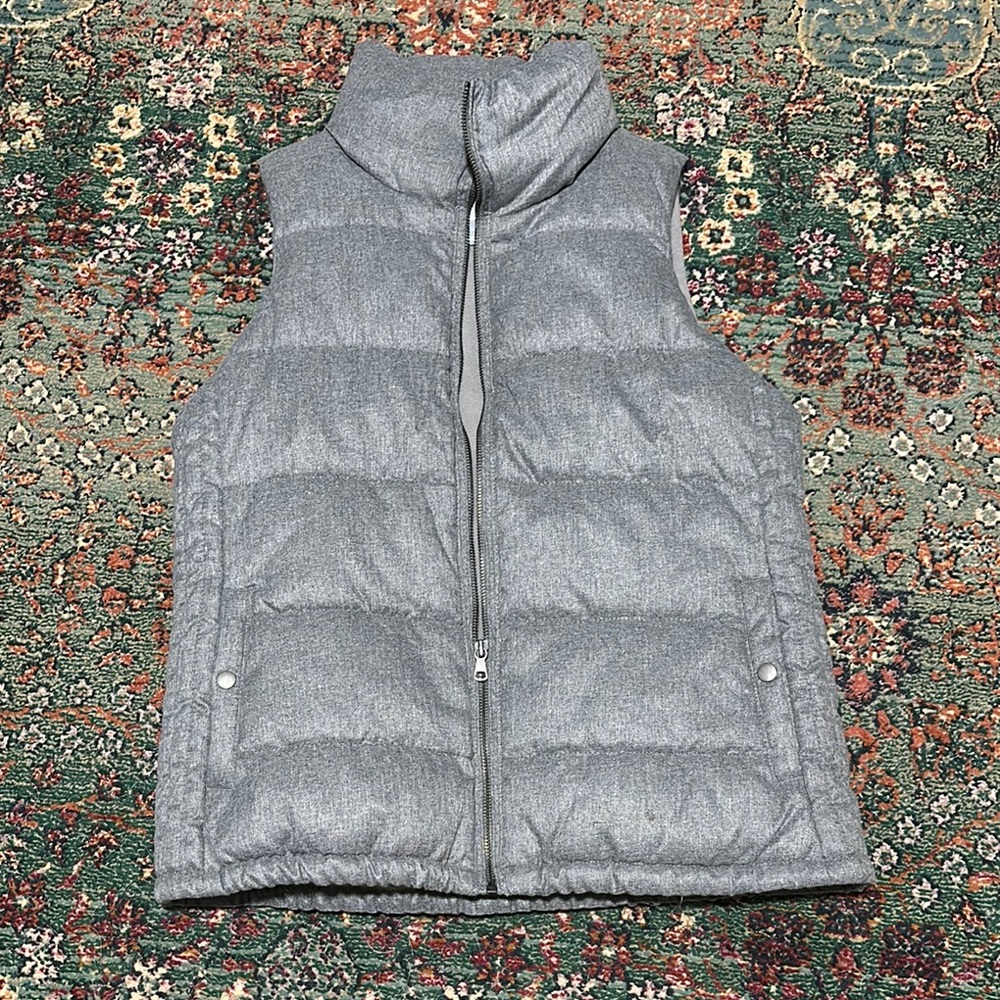 Old Navy Gray Puffer Vest